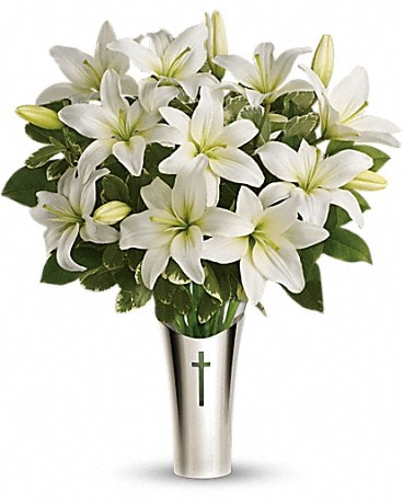 Teleflora's Sacred Cross Bouquet Bouquet