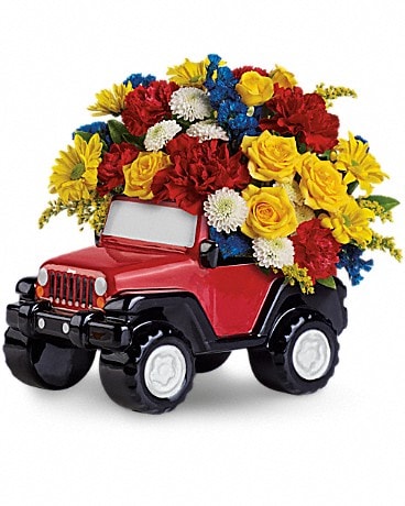 Jeep® Wrangler King Of The Road by Teleflora Flower Arrangement