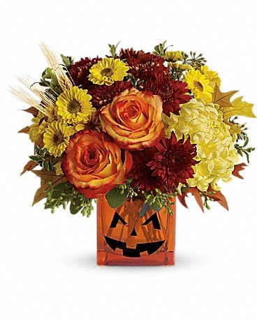 Heights Flower Shoppe's Halloween Glow Bouquet