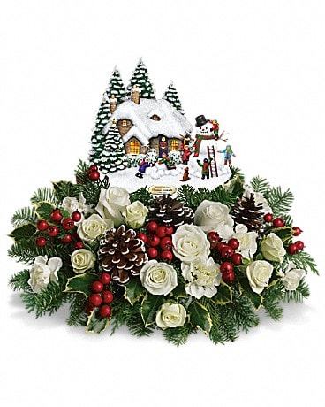 Thomas Kinkade's Snow Time by Teleflora