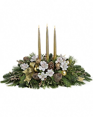 Royal Christmas Centerpiece Bouquet