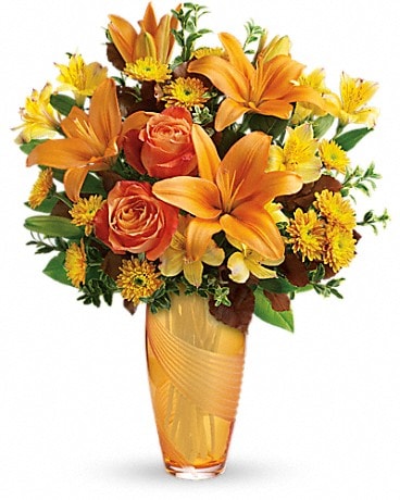 Teleflora's Amber Elegance Bouquet Bouquet