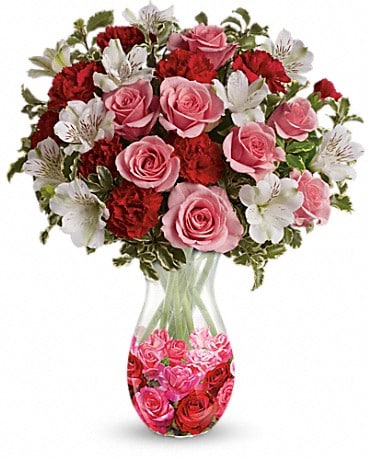 Ashley's Rosy Posy Bouquet Bouquet