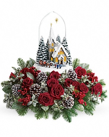 Thomas Kinkade's Starry Night by Teleflora Flower Arrangement