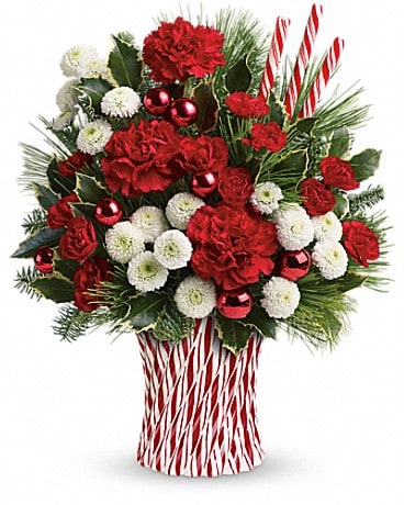 Teleflora's Peppermint Sticks Bouquet