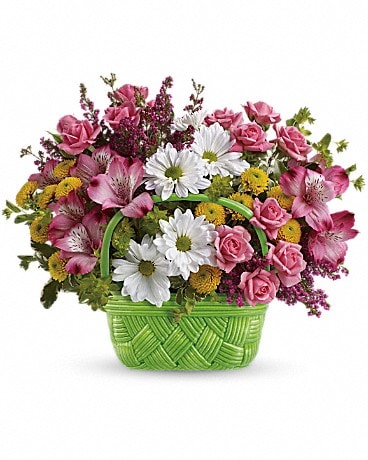 Teleflora's Basket Of Beauty Bouquet in Joppa MD - Flowers By Katarina