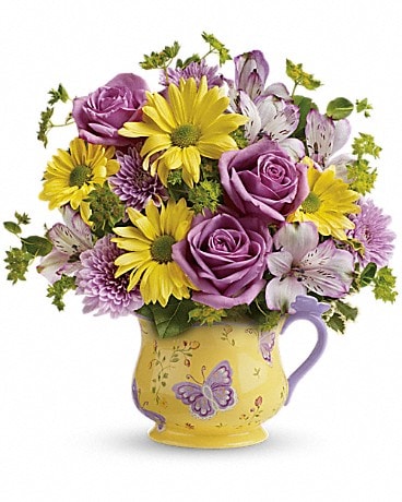 Teleflora's Butterfly Serenity Bouquet Bouquet