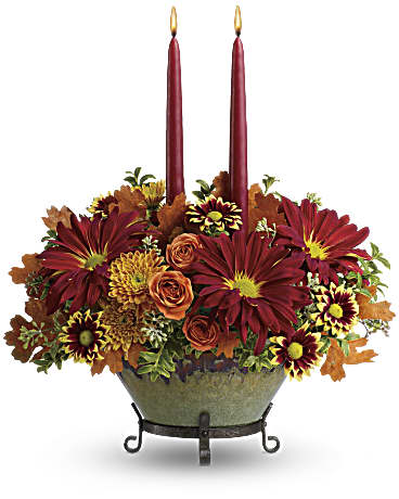 Teleflora's Tuscan Autumn Centerpiece