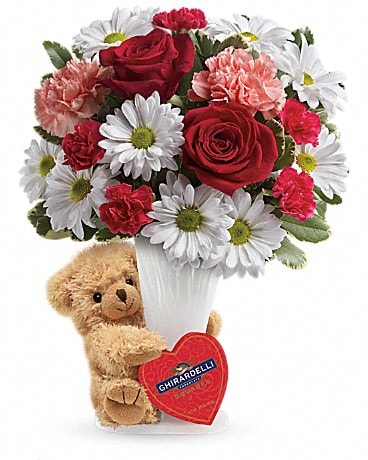 Teddy bear clearance rose bouquet