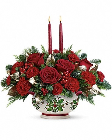 Gifts Of The Season Centerpiece Bouquet