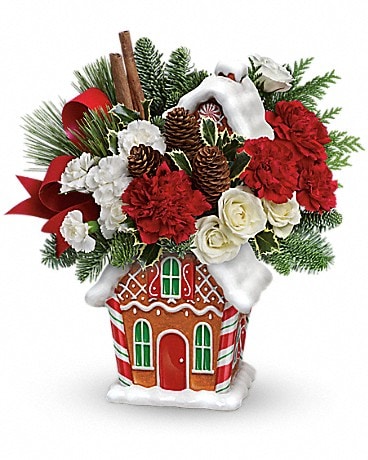 Decorate Your Own Pre-Assembled Gingerbread House Kit – Flowerbake