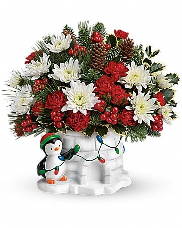 send xmas flowers