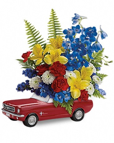 Teleflora's '65 Ford Mustang Bouquet