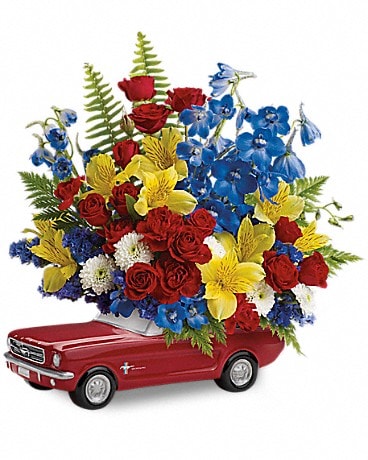 Teleflora's '65 Ford Mustang Bouquet Bouquet