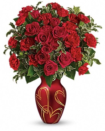 Teleflora's Hearts Of Gold Bouquet Bouquet