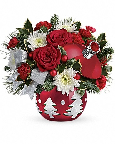 Dazzling Winter Wonderland Flower Arrangement