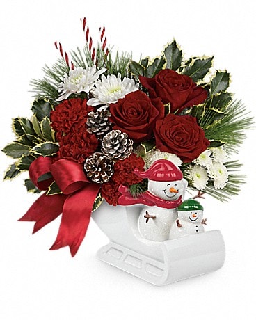 Send a Hug® Snow Much Fun by Teleflora Bouquet