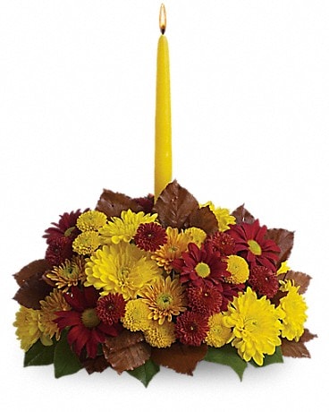 Harvest Happiness Centerpiece Flower Arrangement