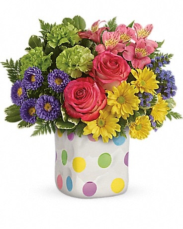 Teleflora's Happy Dots Bouquet