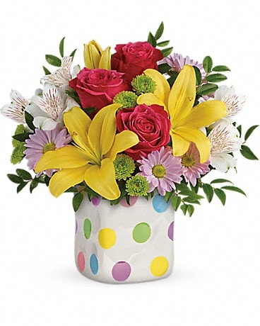 Teleflora's Delightful Dots Bouquet (T16E305A)