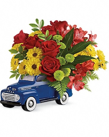 Glory Days Ford Pickup By Teleflora By Wood Bros Florist