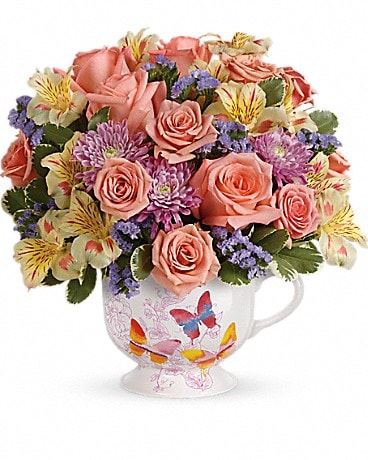 Teleflora's Butterfly Sunrise Bouquet in Freeport IL - Deininger Floral Shop