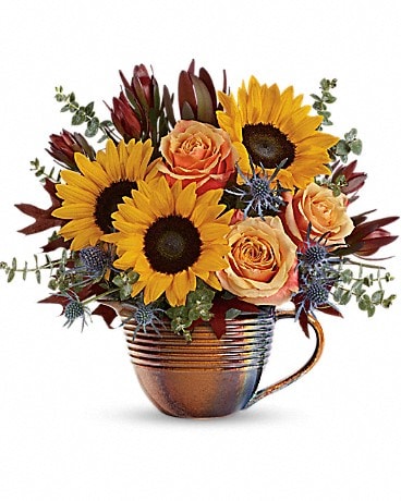 Teleflora's Golden Gratitude Bouquet Bouquet