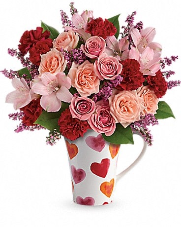 Teleflora's Lovely Hearts Bouquet Bouquet