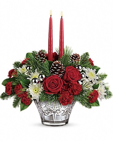 Teleflora's Sparkling Star Centerpiece Flower Arrangement