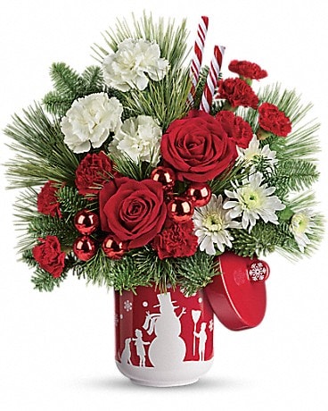 Christmas Traditions Bouquet by Barb’s Flowers