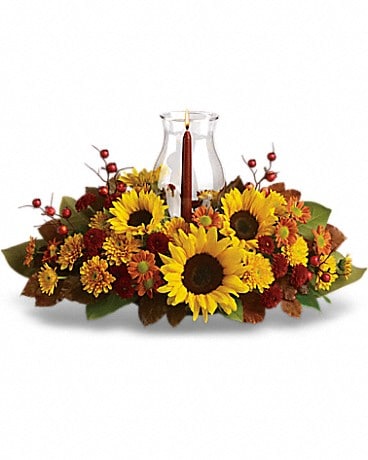 Sunflower Centerpiece In Bangor Me Chapel Hill Floral