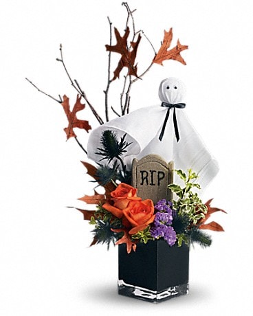 Ghost and Flowers Cup, Ghost Floral Cup, Halloween Cup with Lid and Gl –  Powered By Daisies