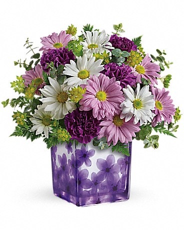 Teleflora's Dancing Violets Bouquet Bouquet