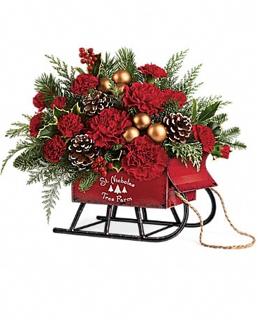 Teleflora's Vintage Sleigh Bouquet Bouquet