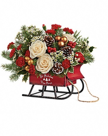 Teleflora's Joyful Sleigh Bouquet