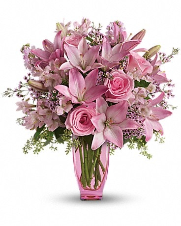 Pink Pink Bouquet with Pink Roses Bouquet