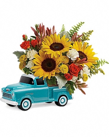 Teleflora's Chevy Pickup Bouquet Bouquet