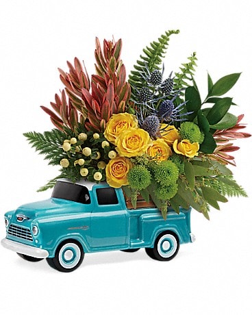 Timeless Chevy Pickup by Teleflora Bouquet