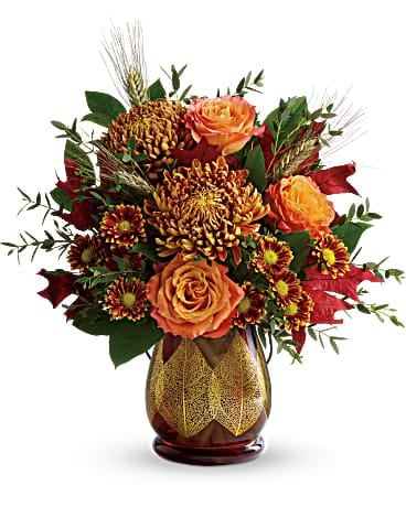 Teleflora's Fields Of Amber Bouquet Bouquet