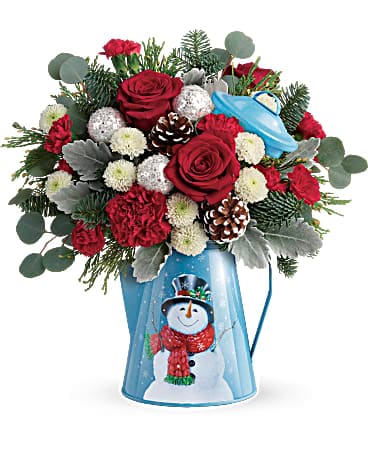 Christmas on sale birthday flowers