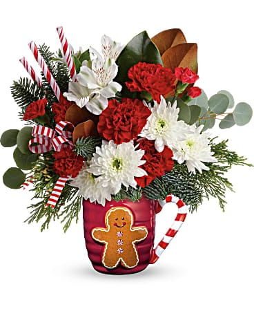 christmas flower arrangements for delivery