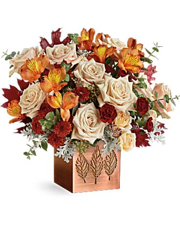 Teleflora's Shimmering Leaves Bouquet in Whittier CA - Scotty's