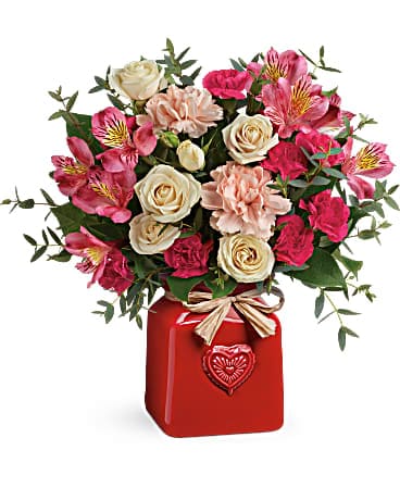 Teleflora's Vintage Heart Bouquet Bouquet