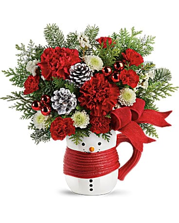 Christmas arrangements outlet to send