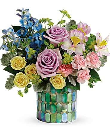 Edelweiss' Stained Glass Blooms Bouquet Bouquet