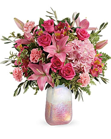 Teleflora's Blushing Gemstone Bouquet Bouquet