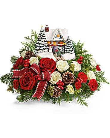 Thomas Kinkade S Homecoming Hero Bouquet In Marble Falls Tx Marble Falls Flower Gift Shop