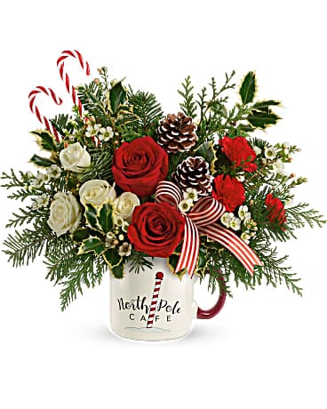 Send christmas shop flowers online