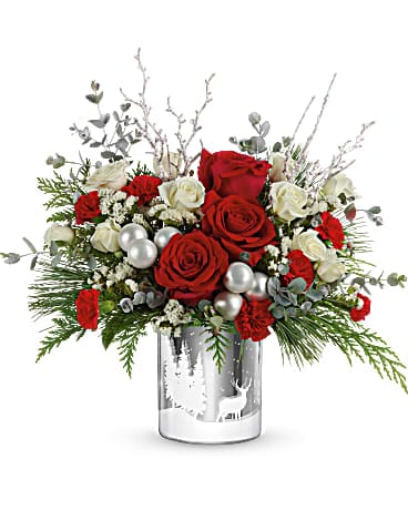 Teleflora's Wintry Wishes Bouquet in Shediac NB - Les Fleur Ma Passion