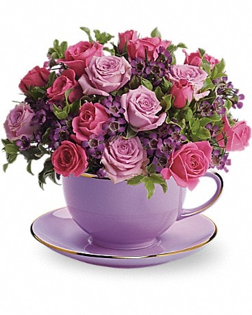 Teleflora's Cup of Roses Bouquet Flower Arrangement